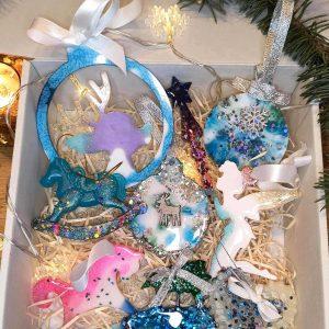 Weihnachtsdekorationen (Eiszapfen)