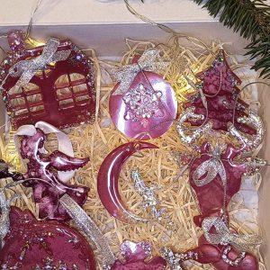 Weihnachtsdekorationen (Kleeblatt)