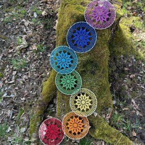 Handgemachte Wanddeko Chakra – Boho Stil – 150 cm