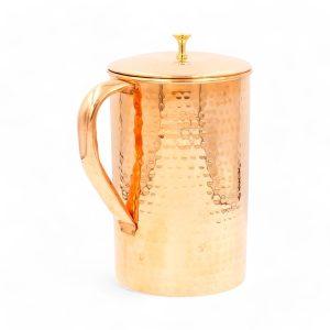 Kupferkanne gehämmert – 1,5 Liter – (Handarbeit) DEKRA zertifiziert