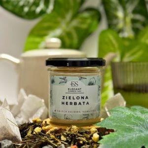 Grüner Tee (Zielona Herbata) – Handgemachte Sojakerze aus der Manufaktur