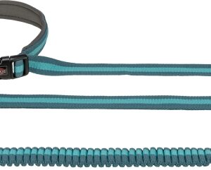 Trixie Jogging-Hundeleine - grafit/aqua