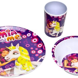 Mia and Me - 3-teiliges Melamin Set