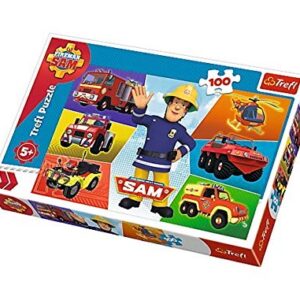 Feuerwehrmann Sam Fahrzeuge - Puzzle 100 Teile