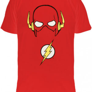The Flash - "Flash's Maske" - Herren T-Shirt rot - Größe L