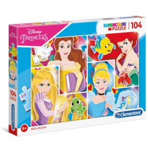 Clementoni 27146 - 104 Teile Puzzle - Disney Princess