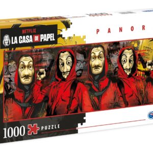 Clementoni 39545 - Netflix - La Casa de Papel - 1000 Teile Puzzle - Panorama Puzzle