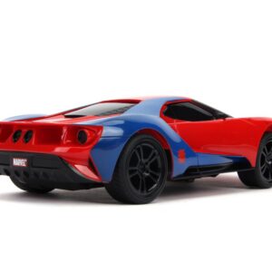 Jada Toys 253226002 - Marvel Spiderman RC 2017 Ford GT, 1:16
