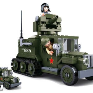 Sluban M38-B0685 - Army WWII - Alliierter Halbkettenfahrzeug 2in1