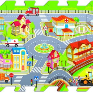 Stadt - Schaumstoff Puzzle 60696