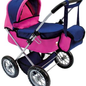 Bino & Mertens - Puppen Buggy mit Tasche, pink