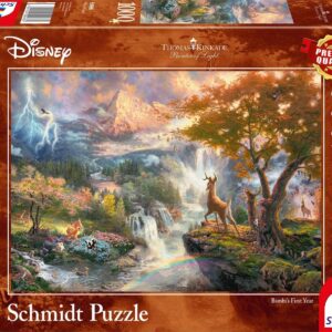 Disney, Bambi - 1000 Teile Puzzle (Thomas Kinkade)