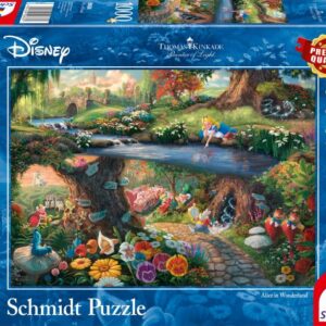 Disney, Alice im Wunderland - 1000 Teile Puzzle (Thomas Kinkade)