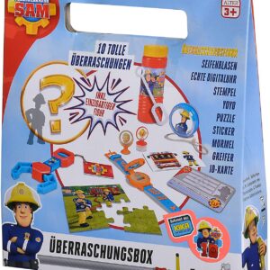 Simba 109251084 - Feuerwehrmann Sam Überraschungsbox - 10-tlg.