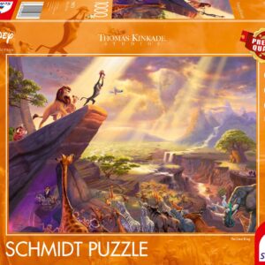 Disney, König der Löwen - 1000 Teile Puzzle (Thomas Kinkade)