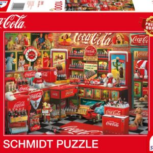 Coca Cola - Nostalgie-Shop - 1000 Teile Puzzle
