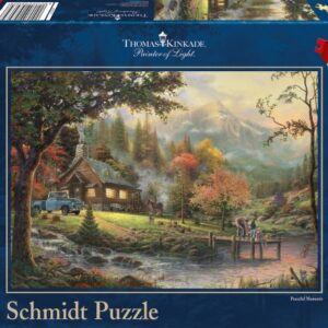 Thomas Kinkade - Idylle am Fluss - 500 Teile Puzzle