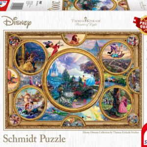 Disney, Dreams Collage - 2000 Teile Puzzle (Thomas Kinkade)