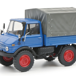 Schuco 450314900 - Unimog 406 mit Plane, 1:43   - Modellauto