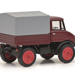 Schuco 452660900 - Unimog U406 rot, 1:87    - Modellauto