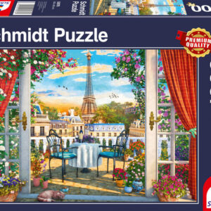 Terrasse in Paris - 1000 Teile Puzzle