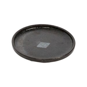 D&D flacher Katzennapf Jasper - black dots
