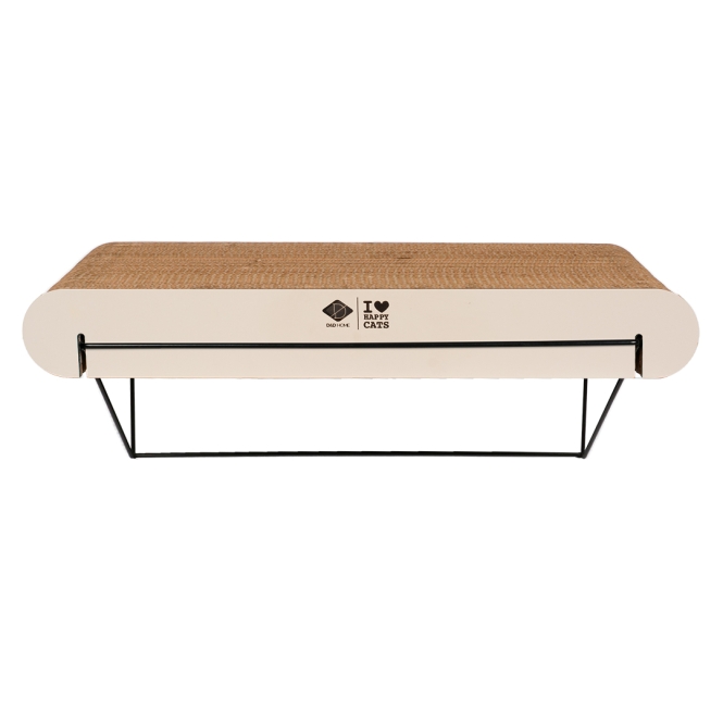D&D Wandregal aus Pappe David - braun/beige - L - 60x29x24cm