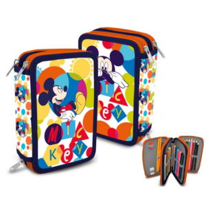 Disney Mickey Mouse - Mäppchen 3-fach Reißverschluss