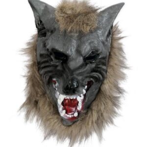 Vollmaske Wolf - Adult