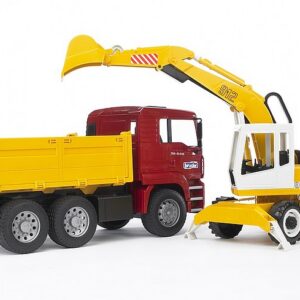 Bruder 02751 - MAN TGA Kipp-LKW und Liebherr Schaufelbagger