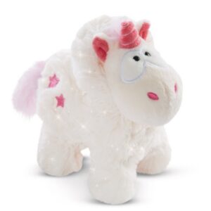 Einhorn Theodor mit Schneeanzug 22 cm GREEN