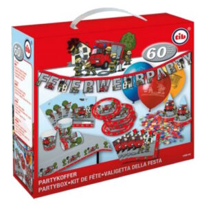 Feuerwehr - Party-Koffer für 8 Personen