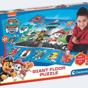 Clementoni 61970 - Quiz-Bodenpuzzle Paw Patrol (Jungen)