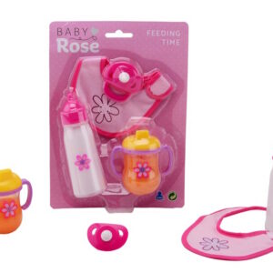Baby Rose - Essenzeit - Puppenspielset