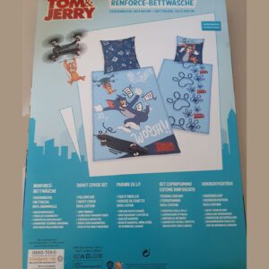 Tom & Jerry - Wendebettwäsche - 80 x 80 / 135 x 200 cm