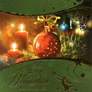 Weihnachtskarten Kerzen - 100 Stück - 6 Motive