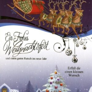Weihnachtskarten Weihnachtsmann - 100 Stück - 6 Motive