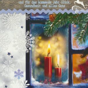 Weihnachtskarten - 100 Stück - 8 Motive