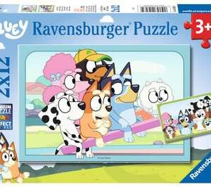 Spaß mit Bluey - Puzzle - 2 x 12 Teile