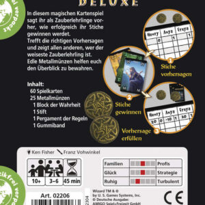 Amigo 02206 - Wizard Deluxe - Kartenspiel