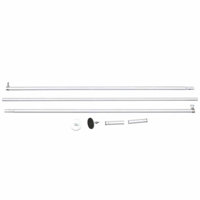 Trixie Netz-Spannstange, Aluminium, 1,28-3,25m