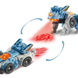 Switch & Go Dinos - Fire Mini Triceratops - 15 cm
