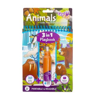 Qwi Toy 3 in 1 Spielbuch - Tiere