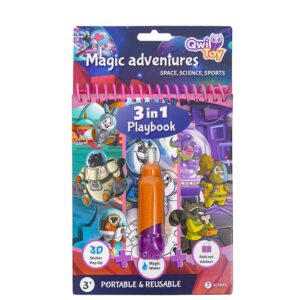 Qwi Toy 3 in 1 Spielbuch - Magische Abenteuer