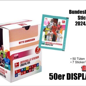 Topps Bundesliga Sticker 2024/2025 – 50er DISPLAY