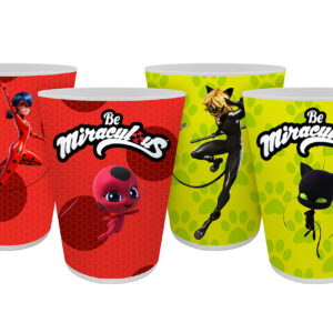 Miraculous / Ladybug - Trinkbecher 4er Set 300ml