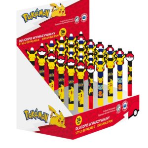 Pokémon - Kugelstifte im 36er Display - 3-fach sortiert
