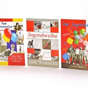 Jugendweihekarte - sortiert