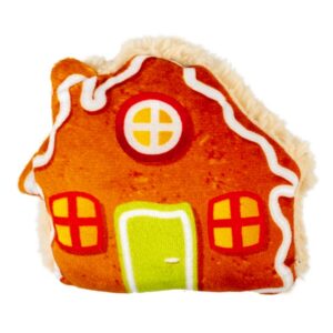 Duvoplus Xmas Fluffy Lebkuchenhaus mit Catnip