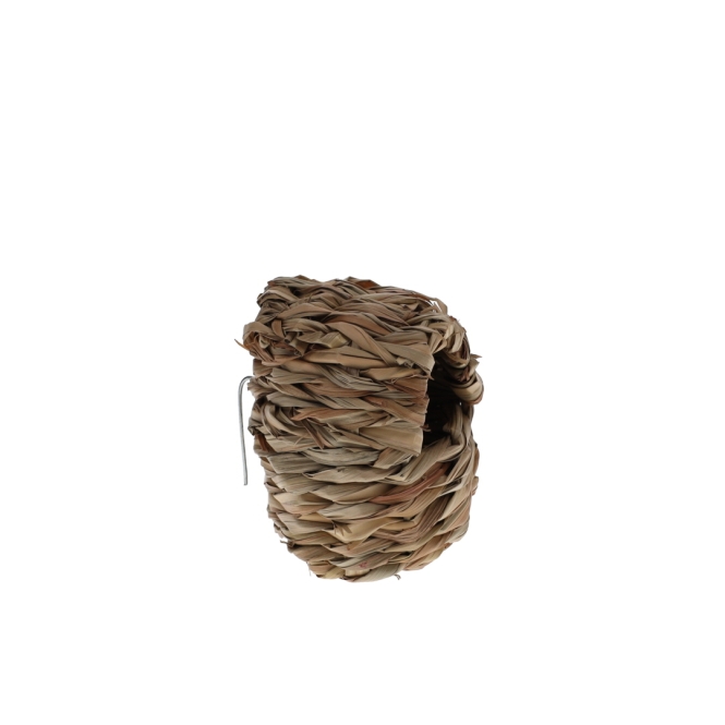 Duvoplus geschlossenes Schilfnest für Vögel - 3 Stück - 10x10x15cm